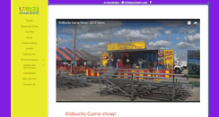 Desktop Screenshot of kidbucksgameshow.com
