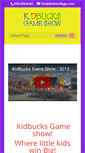 Mobile Screenshot of kidbucksgameshow.com